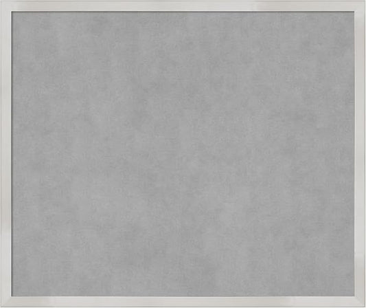 Amanti Art Silver Framed Magnetic Board 21x25 Medium Vision Board by AmantiArt