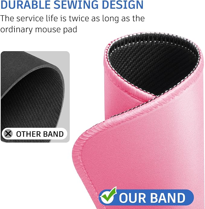 Mouse Pad, Nice and Cute, Splash-Proof Textured, Stitched Edge Non-Slip - Image 5