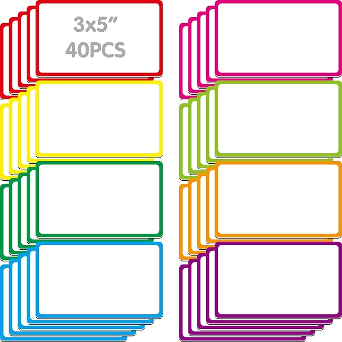 Magnetic Colorful Labels by SpriteGru