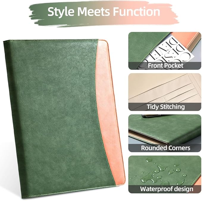 PU Leather A4 Clipboard Portfolio, Resume Padfolio Business Case | Features 25 - Image 4