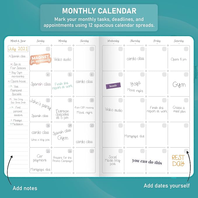 GoGirl Weekly Schedule Planner – Hourly Work & Life Planner - Image 4