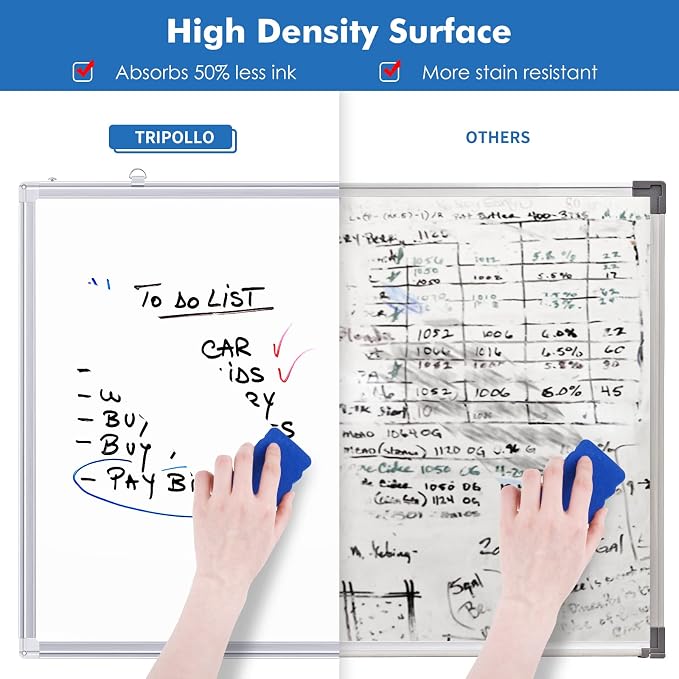 White Board Dry Erase, 36 x 24 inch Magnetic Dry Erase Board Whiteboard - Image 3