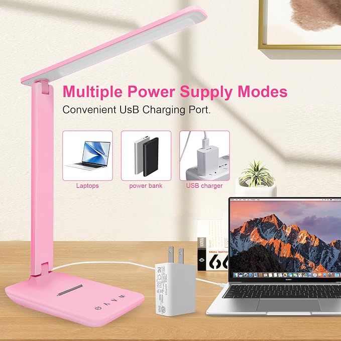shinelife LED Desk Lamp for Office Home, Bright Desk Light - Image 6