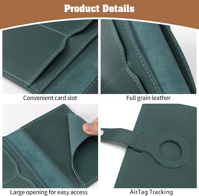 Jack&Chris Genuine Leather Passport Holder - Image 4