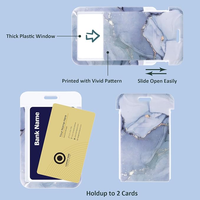 ID Card Badge Holder Key Chain - Image 4
