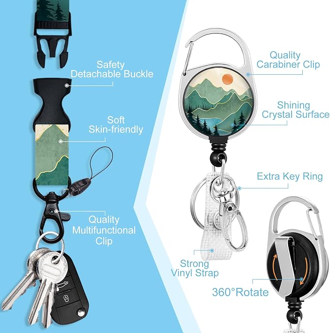 Piefly Lanyards for Id Badges, Badge Holder - Image 4