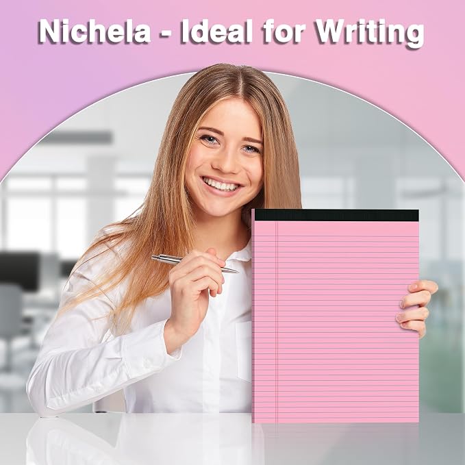 3 Pcs Legal Pads 8.5 x 11 Colored Note Pads 8.5 x 11 Notepad Total 75 Sheets - Image 5