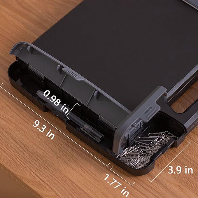Portable Clipboard Folder with Storage, Plastic Storage Case with Side-Opening - Image 6