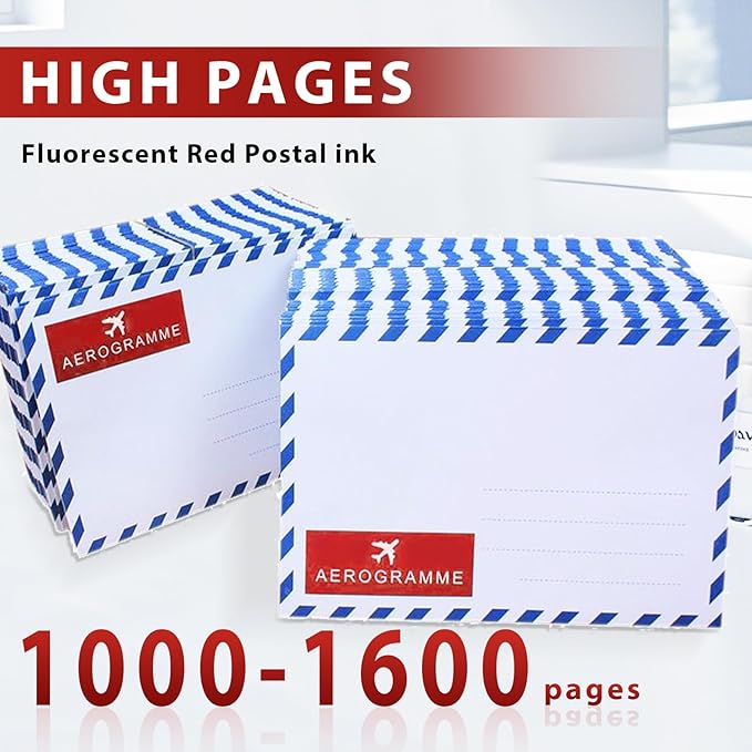 SL-870-1 XXL Fluorescent Red Ink Cartridge Compatible for PB New SendPro Mailstation Postage Meter (CSD1) - 1 Pack(18ML) 18M-DeskLoop Office