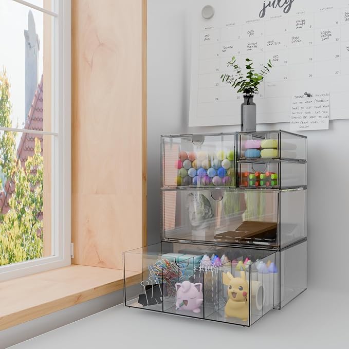 Desk Organizer Set, DIY Craft & Vertical Space Saving, Stationery, Jewelry - Image 2
