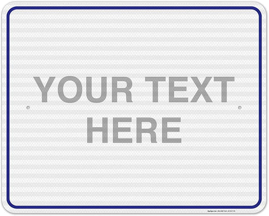 Custom Sign, Personalized Metal Signs, Customize by SigoSigns