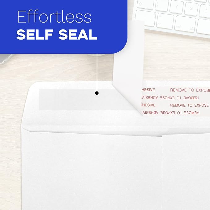 Catalog 9x12 Envelopes Self Seal 100 PCS, Goefun Large White Mailing Envelopes - Image 2