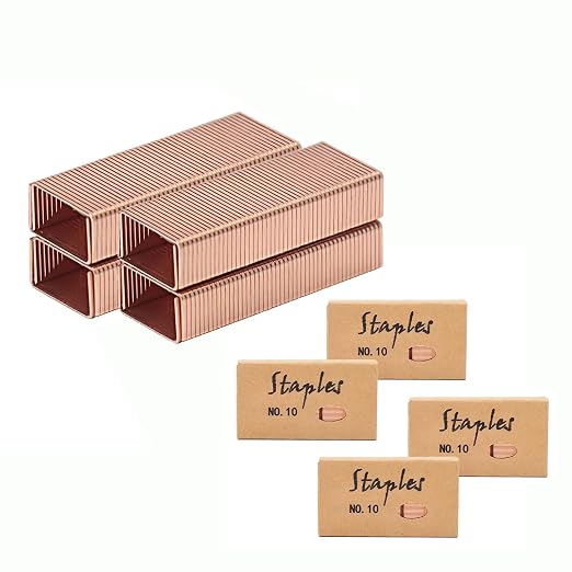 NatSumeBasics 4000 Rose Gold Staples by NatSumeBasics