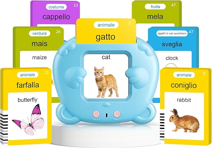 Italian & English Talking Flash Cards by AHJ