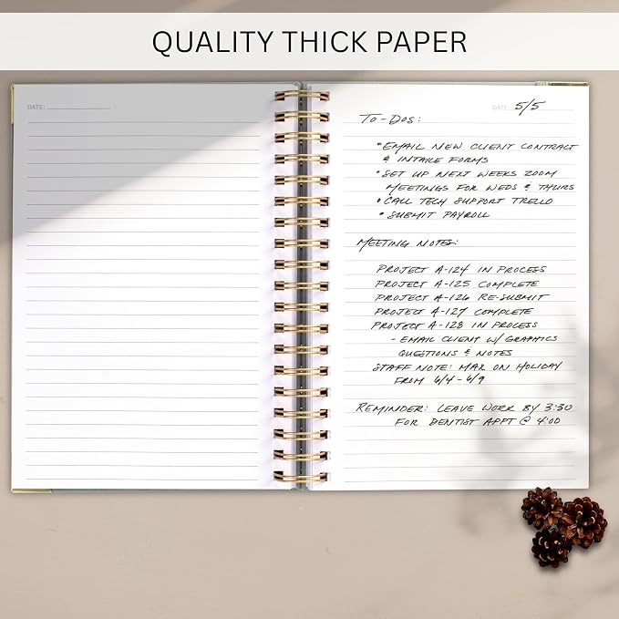 Aesthetic Thick Spiral Notebook Journal - Image 7
