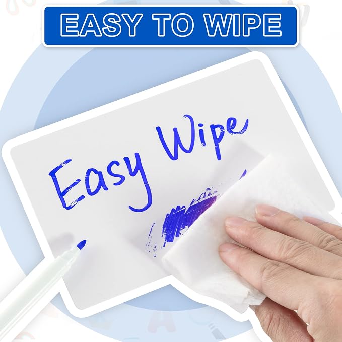 Harloon 100 Pcs Dry Erase Index Cards 3 x 5 Inch Laminated Reusable Dry Erase - Image 4