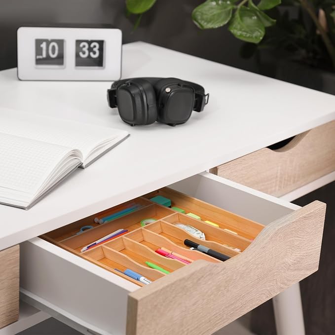 oridom Large Premium Bamboo Silverware Organizer - Image 8