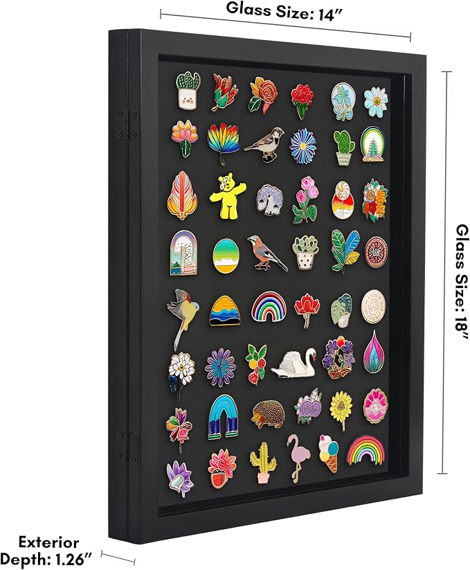 Americanflat 14x18 Pin Display Case - Image 2