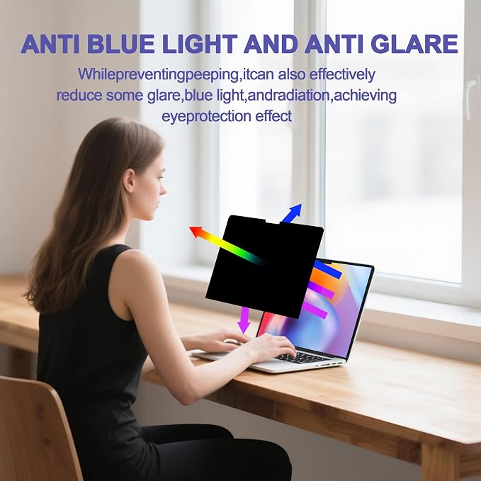 360° Privacy Screen Protector for MacBook Air 15 inch, Privacy Screen Filter - Image 5