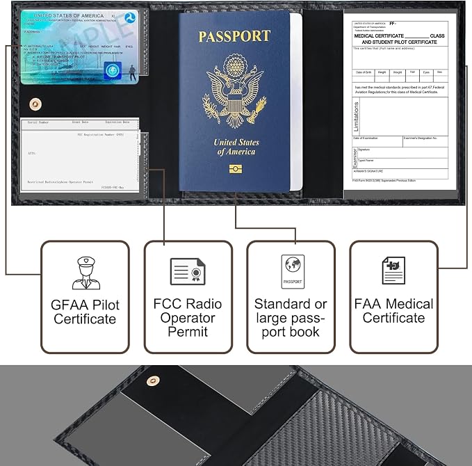 Pilot Wallet Passport Holder - Image 2
