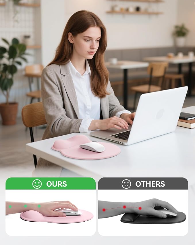 Mouse Pad with Wrist Rest, Ergonomic Mouse Pads - Image 5