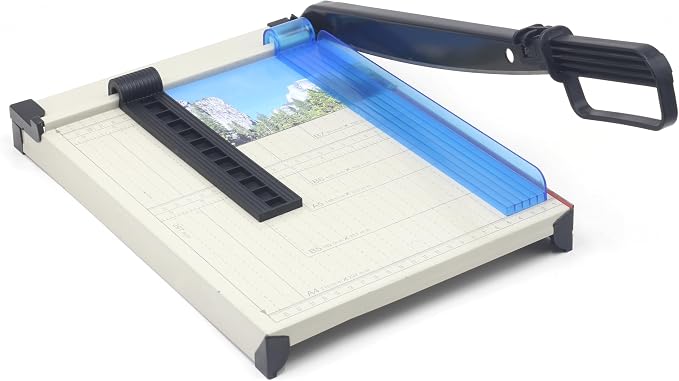TEXALAN Paper Cutter Letter Size Paper Trimmer 12” Cut Length 12 Sheet Capacity - Image 3