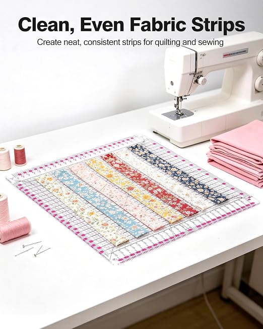 Quilting Rulers 12.5" x 12.5", Slotted Quilting Ruler - Image 7