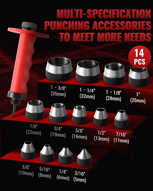 Reywoo Hole Punch Set, Gasket Punch Set - Image 2