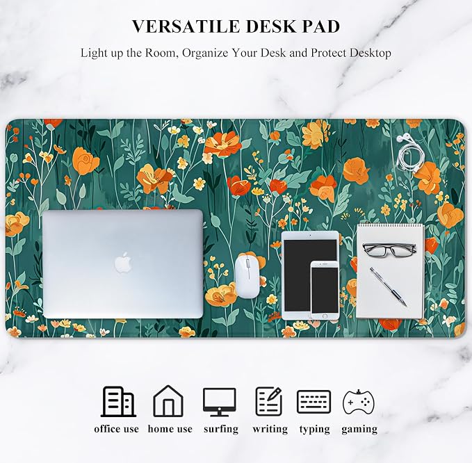 Auhoahsil Desk Mat, Ultra Large Mouse Pad, XXL Gaming Mousepad, Pretty Desk Pad - Image 7