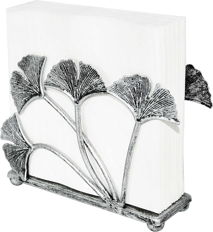 OwlGift Modern Ginkgo Leaves Design Napkin Holder - Image 9