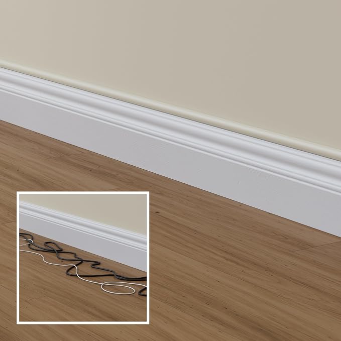 D-Line 157in Cord Hider Kit, Patented Cable Cover, Hide Wires on Wall, Channel - Image 6