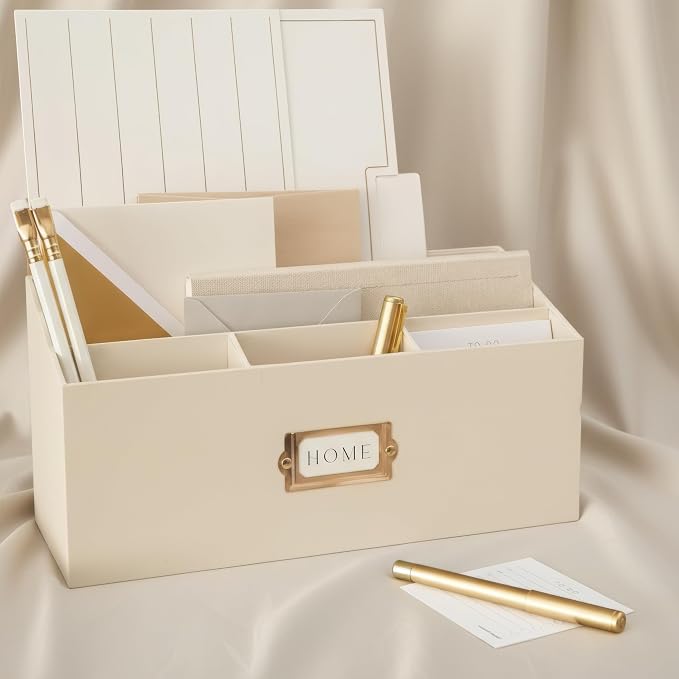 KIBAGA Stylish Linen Mail Organizer by KIBAGA