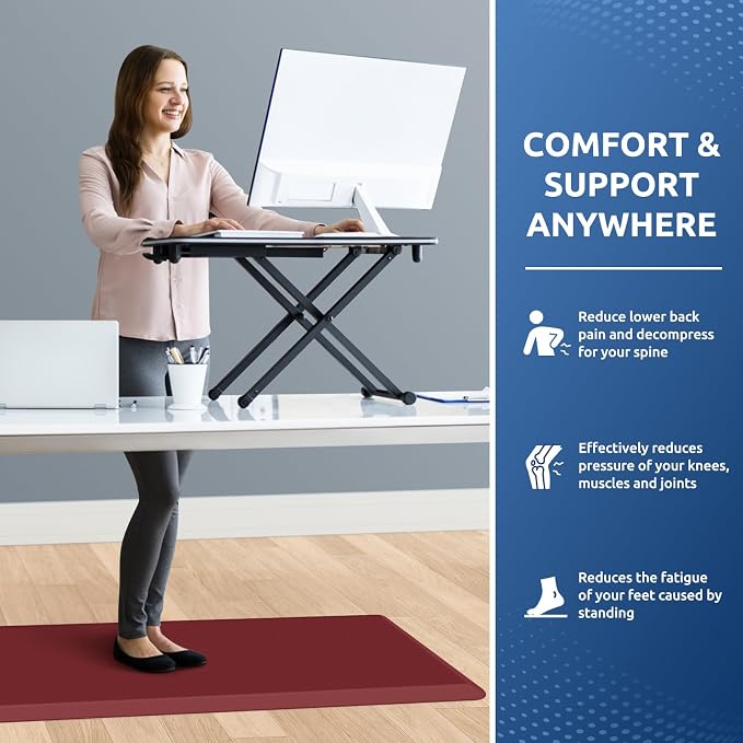 KitchenClouds Kitchen Mat Cushioned Anti Fatigue Rug 20"x39" Water Resistant - Image 4