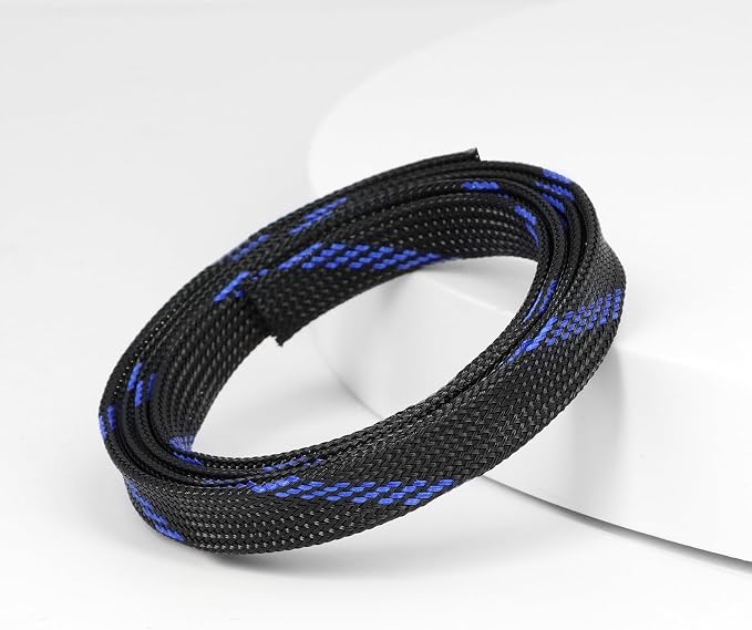 25ft PET Expandable Braided Cable Sleeve 3/8inch Pet Braided Cable Sleeve - Image 3