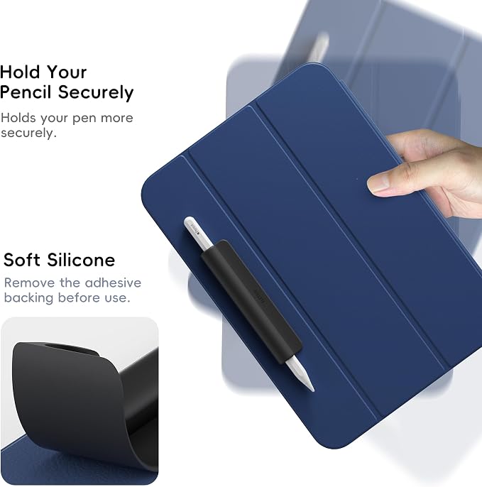 ELETIUO 3 Pack Silicone Pencil Holder Sleeve, Compatible - Image 4