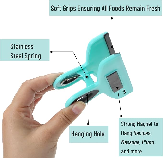 Mr. Pen- Magnetic Bag Clips, 4 Pack, Durable Plastic - Image 5
