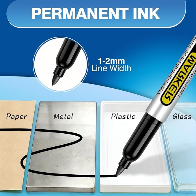 SFAIH Black Permanent Markers Bulk - Image 5