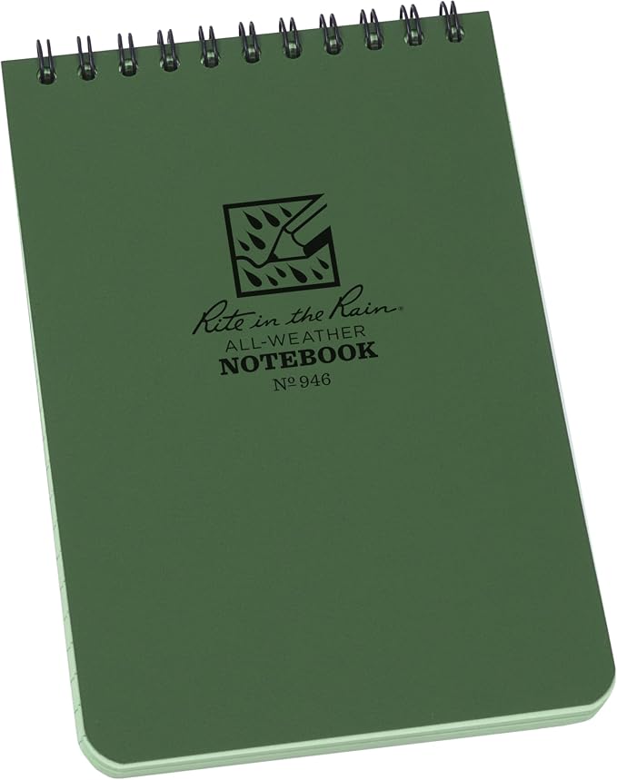 Rite In The Rain 946 Weatherproof Top Spiral Notebook, Universal Pattern by RiteintheRain