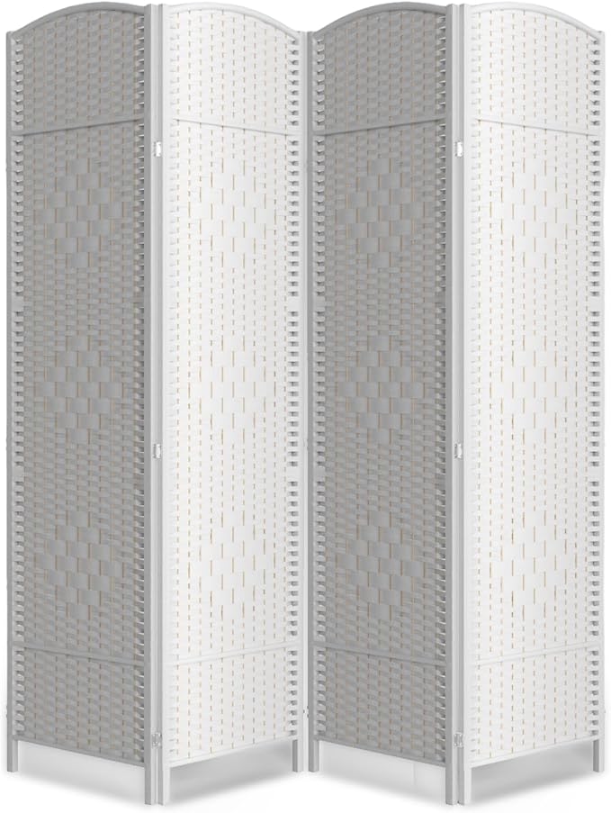 Cocosica 4 Panel Room Divider, 6Ft Folding Privacy Screen, Tall by cocosica