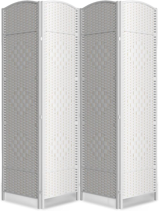 Cocosica 4 Panel Room Divider, 6Ft Folding Privacy Screen, Tall by cocosica