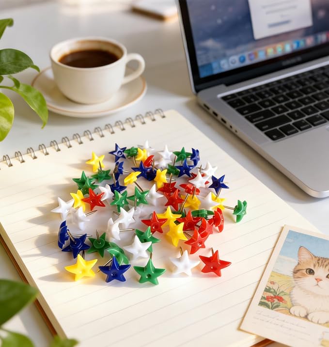 150PCS Push Pins, Cute Push Pins Thumb Tacks - Image 6