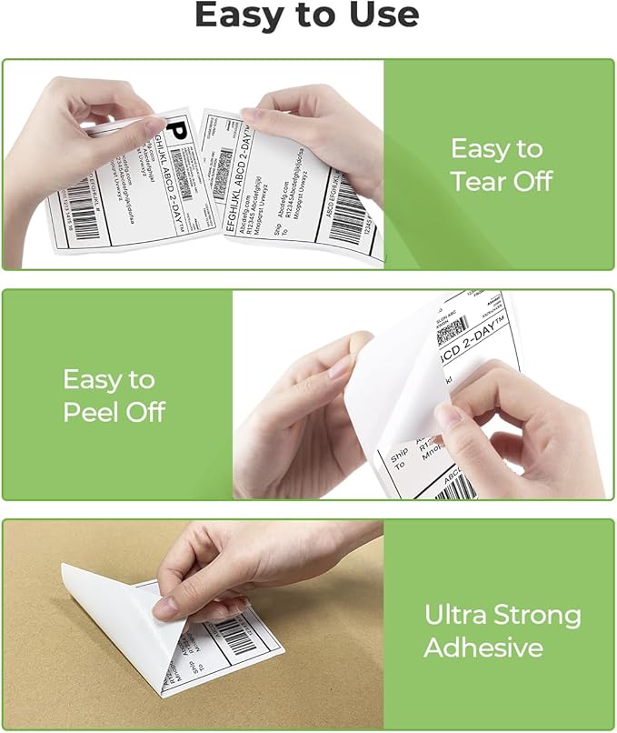 4x6 Thermal Labels, NELKO Thermal Direct Shipping Label, Compatible - Image 3
