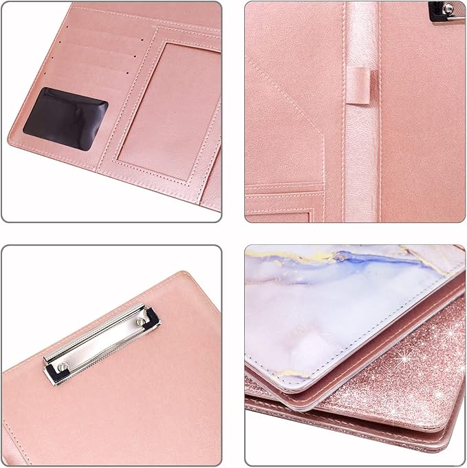 Padfolio Business/Resume Portfolio Folder, Leather Interview Portfolio Business - Image 4
