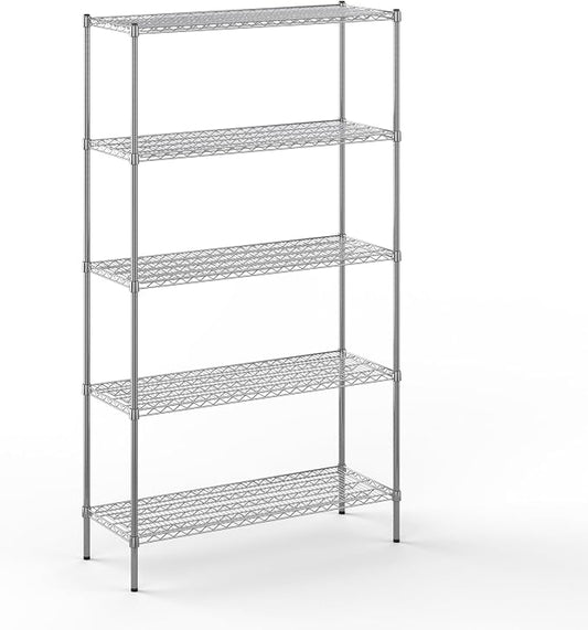 Regal Altair 18" Deep x 48" Wide x 86" Height Wire Shelving Kit | 5-Tier | NSF by Regal+Altair