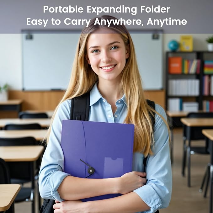 6 Pack Accordion File Organizer - Image 6