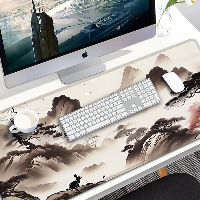 Mousepad, 31.5x15.7 inch Large Extended Gaming Computer Keyboard Mouse Mat - Image 7