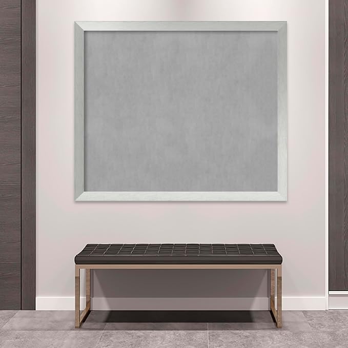Amanti Art Silver Framed Magnetic Board 44x52 Oversize Vision Board - Image 5