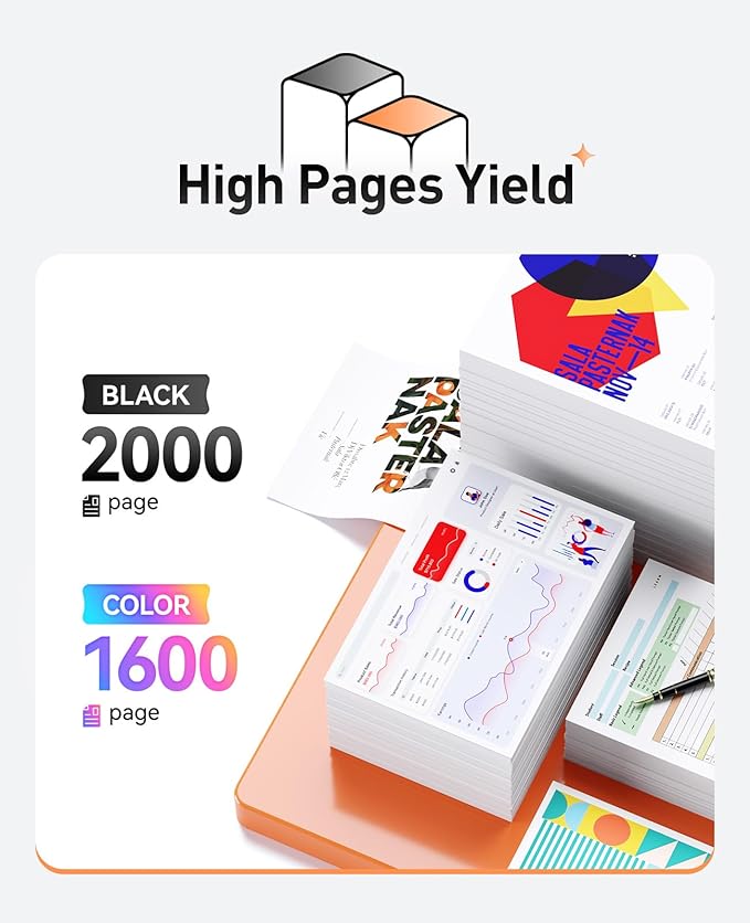 952XL Ink Cartridges 4-Pack with Chip Remanufactured for HP 952 952XL Ink Compatible with HP OfficeJet Pro 7740 7720 8210 8216 8702 8710 8720 8740 8715 8725 8700 Printer Ink(Black Cyan Magenta Yellow)-DeskLoop Office