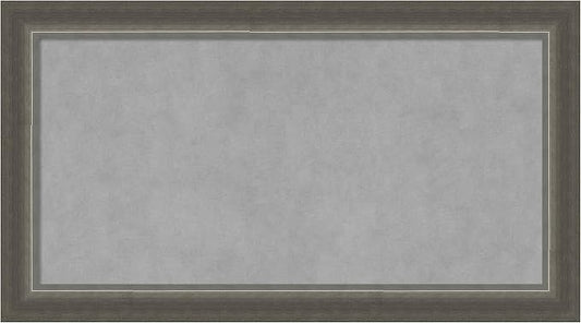 Amanti Art Silver Framed Magnetic Board 15x27 Small Vision Board by AmantiArt