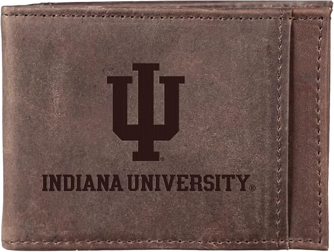 Team Sports America NCAA Indiana University Front Pocket Slim Wallet by TeamSportsAmerica